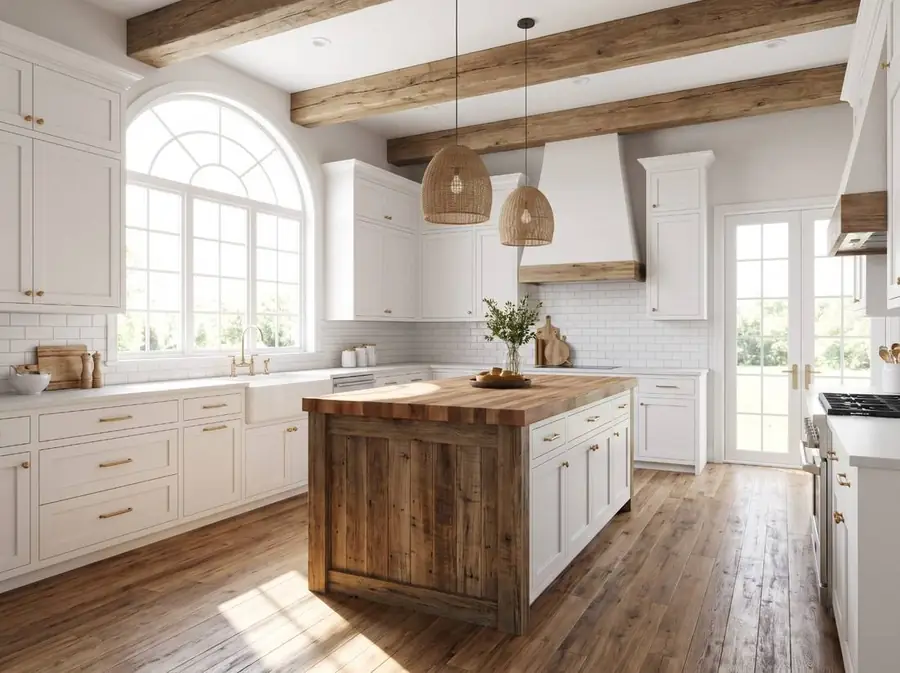 Model home kitchen. Artist's concept.
